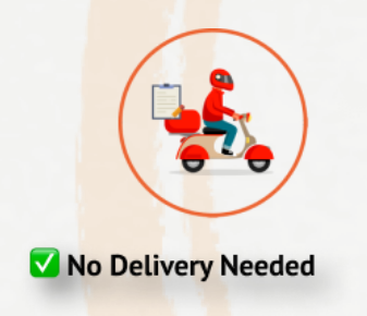No delivery